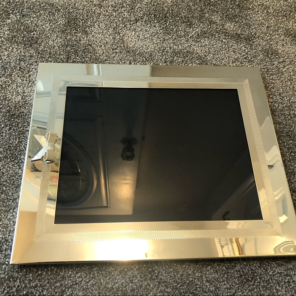 Kate Spade 8x10 Silverplate Picture Frame
